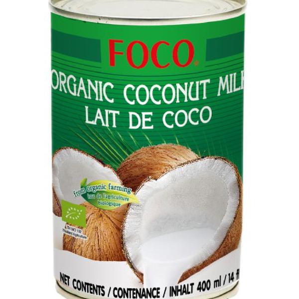 Кокосовое молоко ORGANIC FOCO (10-12%), 400 мл
