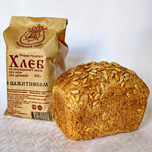 Хлеб из пророщенного зерна с пажитником, 300 г