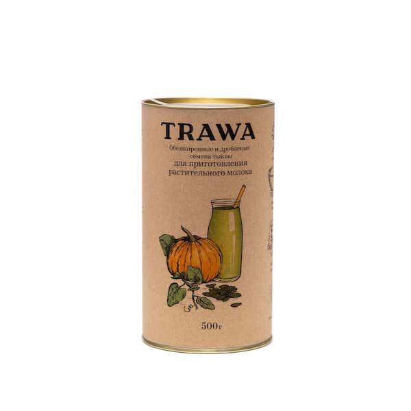 Растительное молоко (мука тыквенная) TRAWA, 500 гр