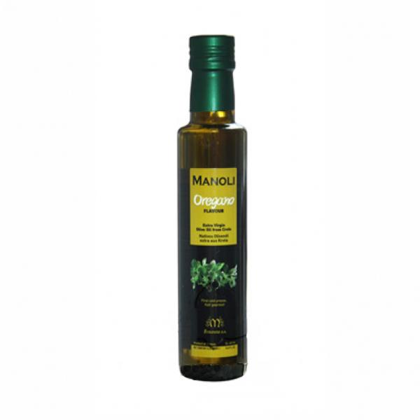 Оливковое масло с орегано, Extra Virgin "Маноли", 0,25 мл