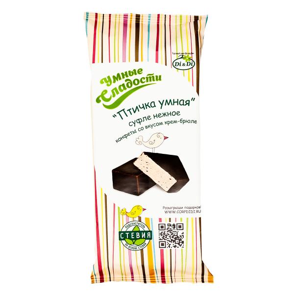 Конфеты "Птичка умная" суфле со вкусом крем-брюле, Di&Di, 80г