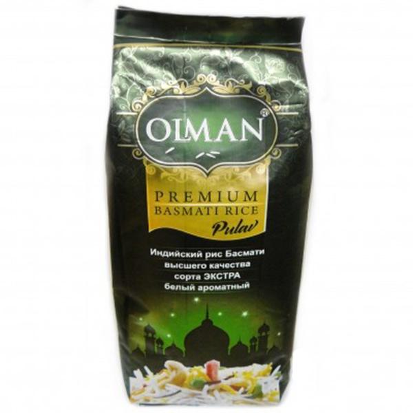 Рис басмати Premium Pulav, Olman, 1 кг