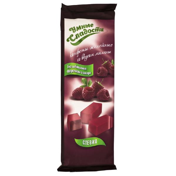 Конфеты "Умные сладости" желейные со вкусом малины, Di&Di, 90г