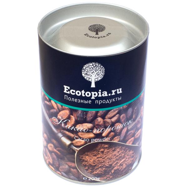 Какао-порошок натуральный Экотопия, 200 г