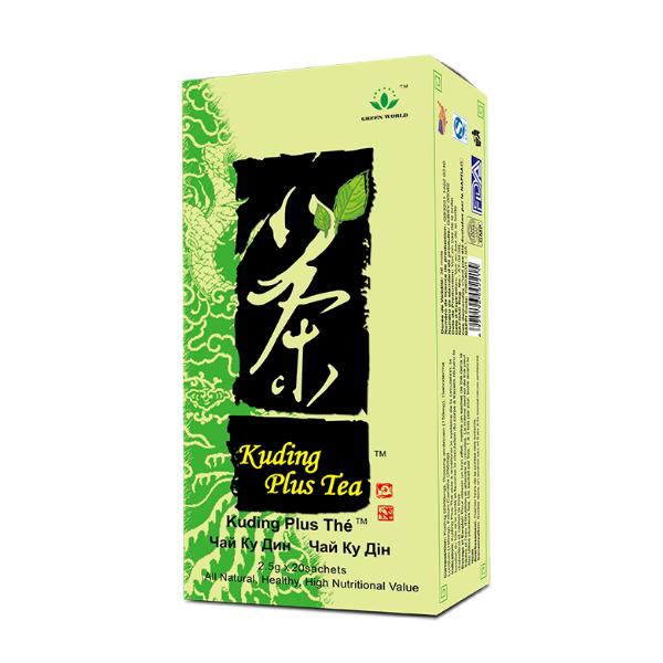 Чай тонизирующий с женьшенем и рейши "Ку Дин", "Green World", 20 пакетиков