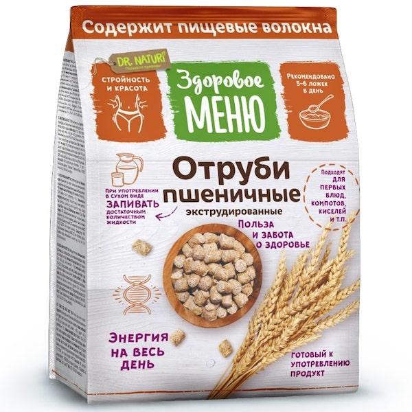 Отруби пшеничные (гранулы),"Здоровое меню", 200 гр