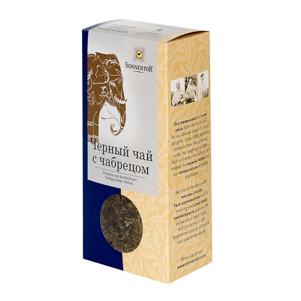 Чай чёрный с чабрецом, Sonnentor, 90 гр