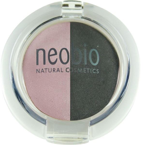 Двойные тени для век 01 розовый бриллиант, Neobio,  2,5 гр