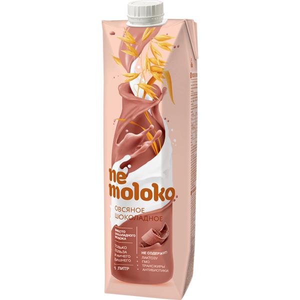 Напиток овсяный шоколадный с кальцием и витаминами, Nemoloko, 1 л