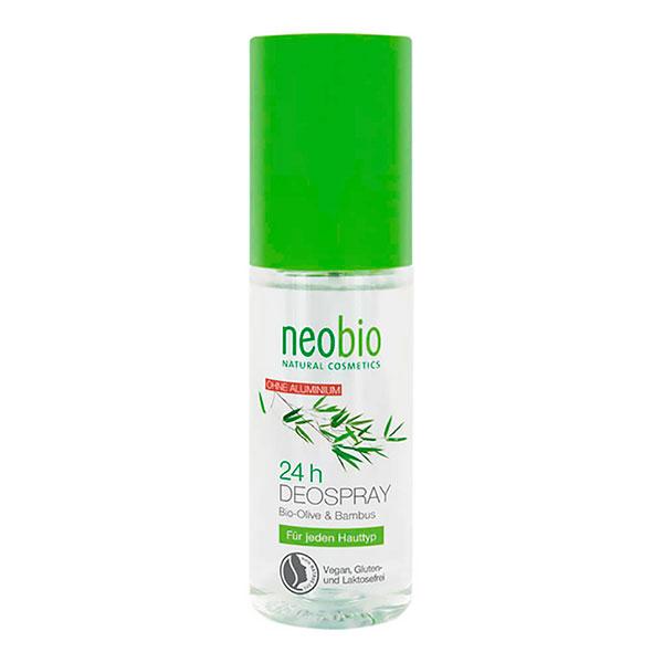 Дезодорант спрей с био-оливой и бамбуком 24 часа, Neobio, 100 мл