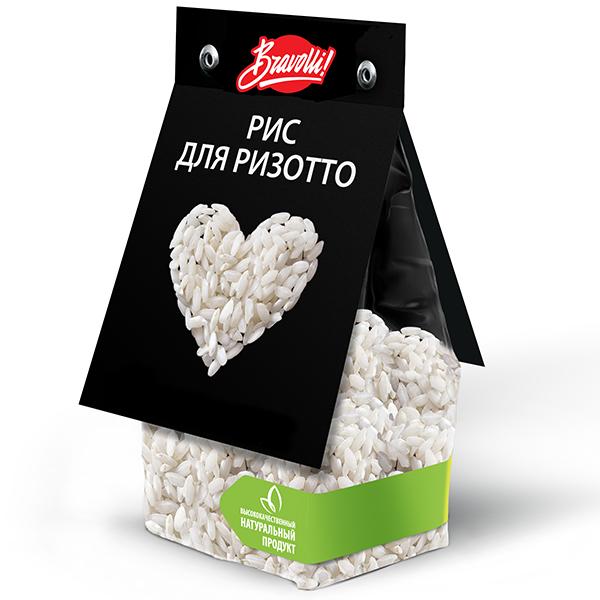 Рис для ризотто среднезерный Bravolli!, 350 гр