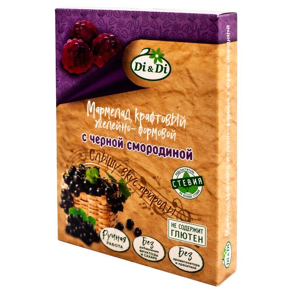 Мармелад крафтовый желейно-формовой с черной смородиной, &laquo;Di&Di&raquo;, 155 г