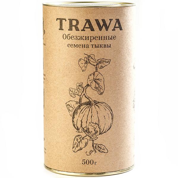 Обезжиренные семена тыквы TRAWA, 500 гр