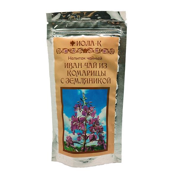 Иван-чай с земляникой заварной, 75 гр
