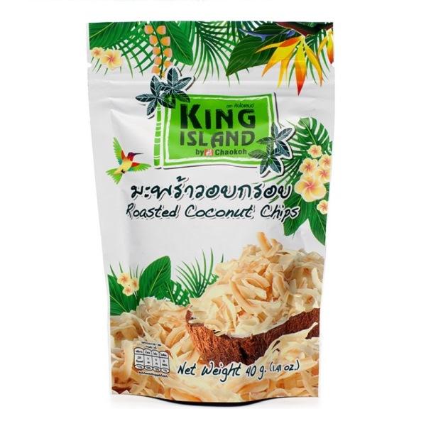 Кокосовые чипсы KING ISLAND, 40 гр