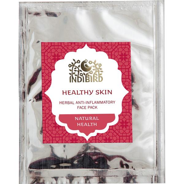 Травяная маска для проблемной кожи лица Здоровая кожа (Herbal Face Pack Healthy Skin), Indibird, 20 г