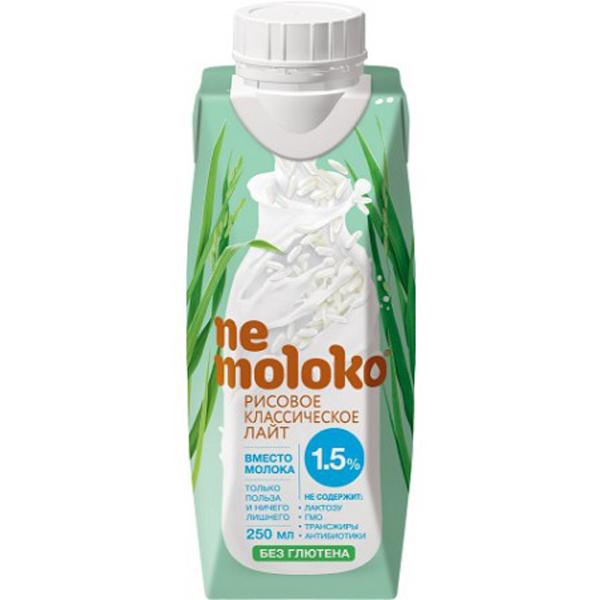 Напиток рисовый Лайт (1,5%), Nemoloko, 250 мл