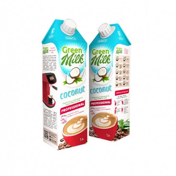 Soya Kokos PROFESSIONAL кокосовый напиток на соевой основе, Green Milk, 1 л