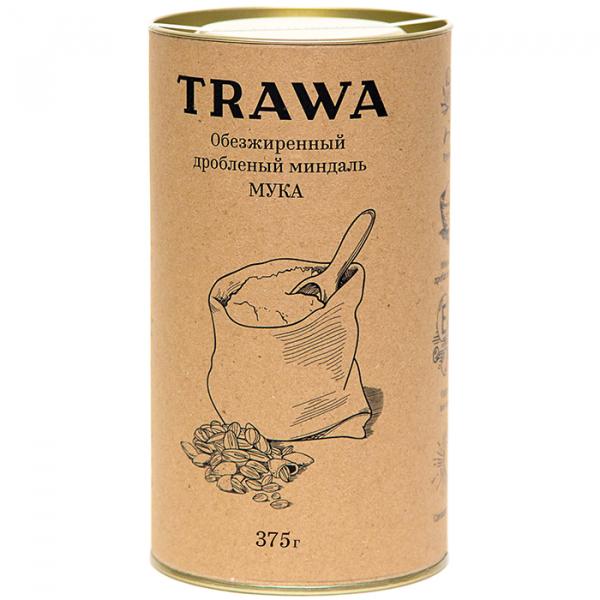 Обезжиренный дробленый миндаль (мука) TRAWA, 375 гр