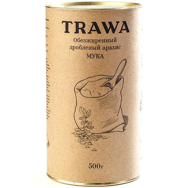 Обезжиренный дробленый арахис (мука) TRAWA, 500 гр