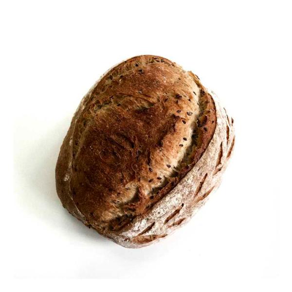 Хлеб из пророщенной гречки с семенами льна, 250 гр