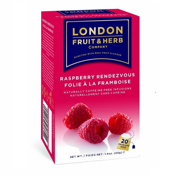 Напиток фруктово-травяной "Малиновое рандеву", LONDON FRUIT & HERB COMPANY, 20 шт