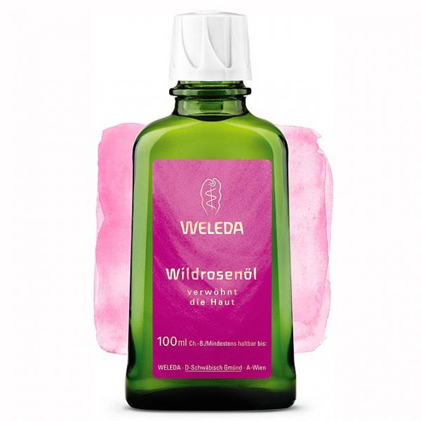 Розовое нежное масло для тела Weleda, 100мл