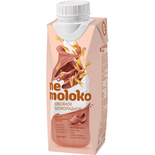 Напиток овсяный шоколадный с кальцием и витаминами, Nemoloko, 250 мл