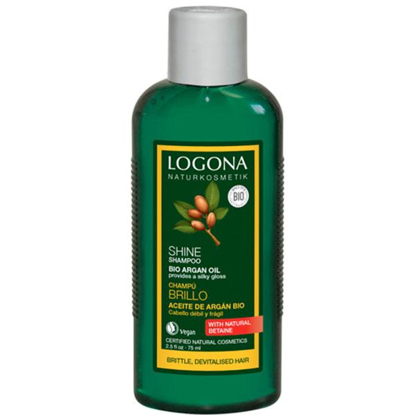 Шампунь для восстановления  блеска волос с Био-Аргановым маслом, LOGONA, 250мл