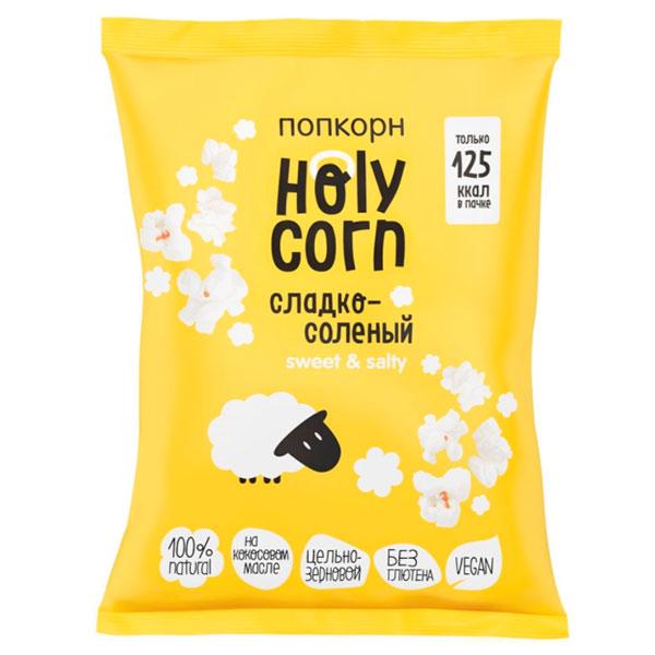Воздушная кукуруза (попкорн) сладко-соленая "Holy Corn", 30 гр.