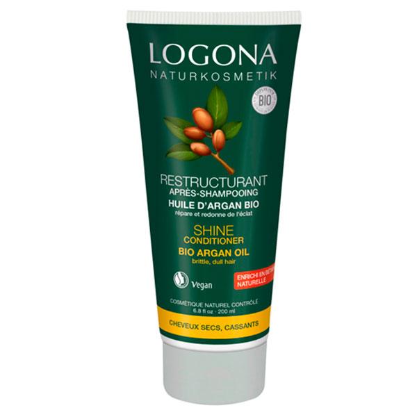 Кондиционер для Блеска волос с Био-Аргановым маслом,LOGONA,200мл