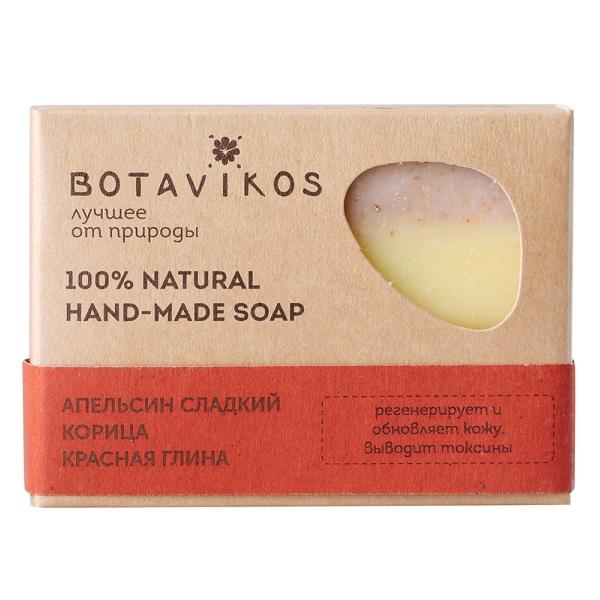 Мыло "Апельсин, корица, красная  глина", "Botavikos", 100 гр