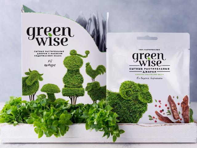 Веганские растительные джерки Greenwise