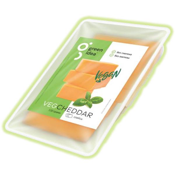 Сыр веганский нарезка «Чеддар» Green Idea, 150 гр