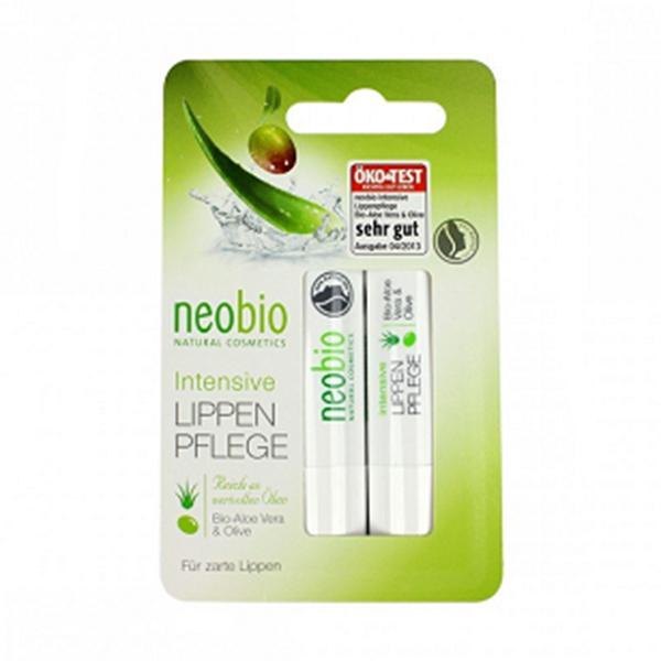 Бальзам для губ с био-алоэ и био-оливой, NeoBio, 9 г