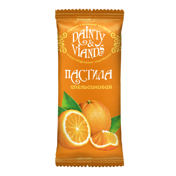 Батончик-пастила апельсиновая "Dainty & Viands", 40 г