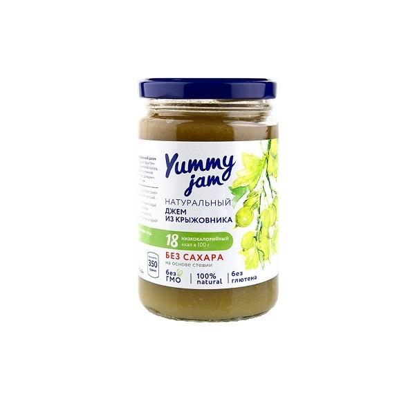 Низкокалорийный джем из крыжовника (без сахара), Yummy Jam, 350 г