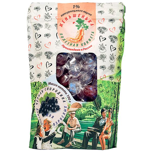 Карамель женьшеневая "Имбирь", 100 гр