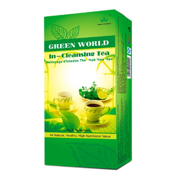 Чай очищающий "Чин Чан", "Green World", 16 пакетиков
