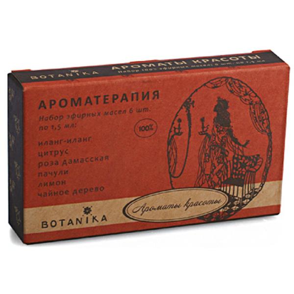 Набор аромамасел "Подарочный" Ароматы красоты, "Botavikos", 6 шт x 1,5 мл