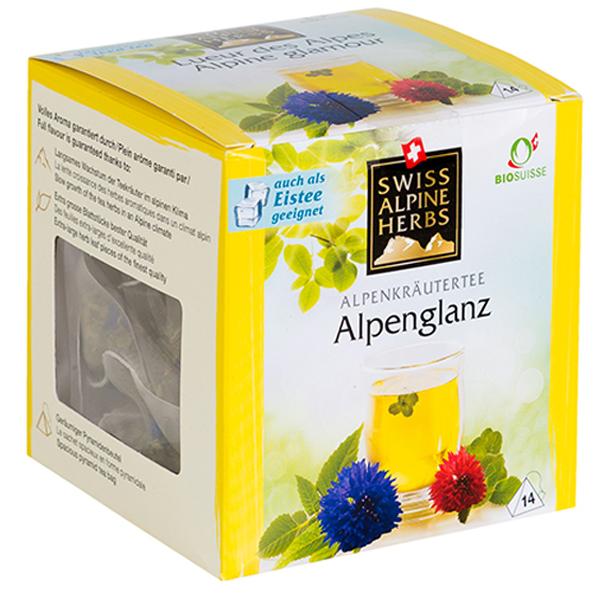 Травяной чай "Альпийский гламур", Swiss Alpin Herbs, 14 пакетиков по 1 г