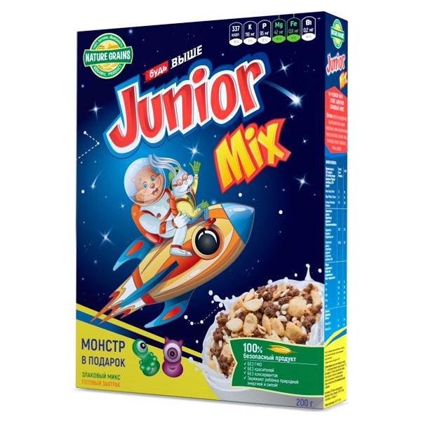 Сухой завтрак «Junior MIX», Nature Grains, 200 г