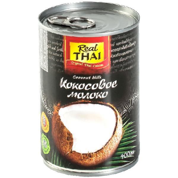Кокосовое молоко 85% REAL THAI, 400 мл
