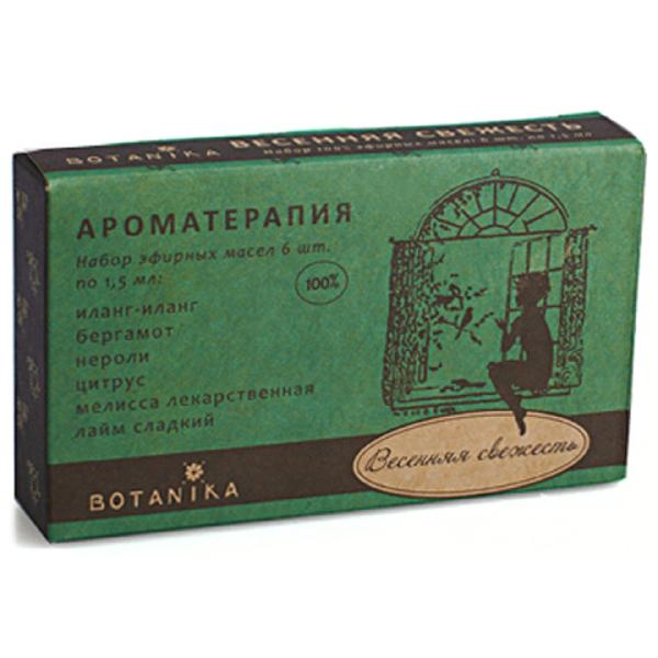Набор аромамасел "Подарочный" Весенняя свежесть, "Botavikos", 6 шт x 1,5 мл