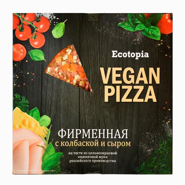 Пицца «Фирменная» с колбаской и сыром Экотопия, 28 см (заморозка)