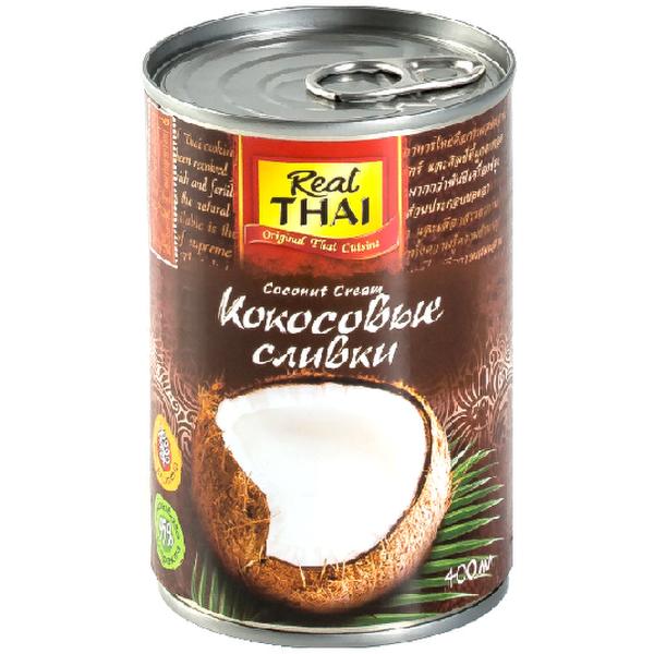 Кокосовые сливки 95% REAL THAI, 400 мл