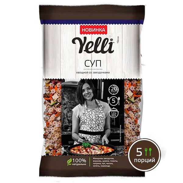Суп овощной со звездочками Yelli, 80 гр