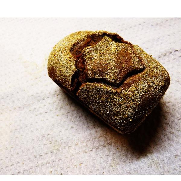 Хлеб ржаной на закваске «Чесночный», Едлин Хлеб, 340 г