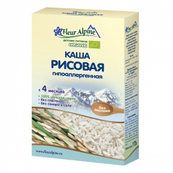 Каша рисовая гипоаллергенная Fleur Alpine ORGANIC, 175 гр