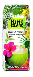 100% Кокосовая вода без сахара KING ISLAND, 250 мл